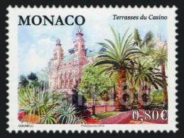 Monaco - 2013 - Parks & Gardens - Monaco Casino Terraces - Mint Stamp - Other & Unclassified