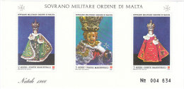 SMOM 1986 BF NATALE IL BAMBINO DI PRAGA - INTEGRO - Sovrano Militare Ordine Di Malta