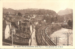 23 - SAINT PE DE BIGORRE VUE GENERALE SUR LE GAVE - Saint Pe De Bigorre