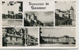 CPSM 49 SOUVENIR DE SAUMUR MULTI VUES - Saumur