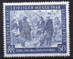 GERMANY 1948 Leipzig Spring Fair. - 50pf At The Customs Barrier MNH - Neufs