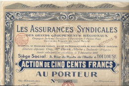 ASSURANCE SYNDICALE - Banco & Caja De Ahorros