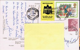 GB Großbritannien 1982 Mi 934 Postkarte Sussex - Brieven En Documenten