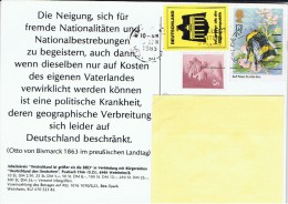 GB Großbritannien 1985 Mi 1022 Postkarte - Lettres & Documents