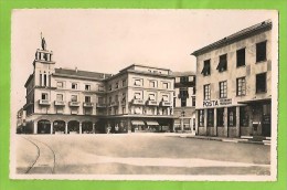 SVIZZERA CHIASSO PIAZZA CENTRALE CARTOLINA FORMATO PICCOLO VIAGGIATA NEL 1952 - Chiasso