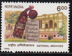 India MNH 1992, National Archives, - Ongebruikt