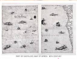St. Helena 1981 Part Of Gastaldi's Map Of Africa MNH - Saint Helena Island