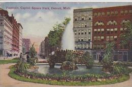 Michigan Detroit Fountain Capitol Square Park - Detroit