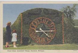 Michigan Dearborn Floral Clock Greenfield Village - Dearborn
