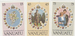 Vanuatu-1981 Royal Wedding 308-310 MNH - Vanuatu (1980-...)