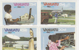 Vanuatu-1983 World Communication Year 360-363 MNH - Vanuatu (1980-...)