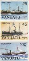 Vanuatu-1984 Ausipex  Ships 377-379 MNH - Vanuatu (1980-...)