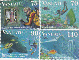 Vanuatu-1997 Diving 693-696  MNH - Vanuatu (1980-...)