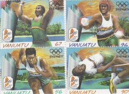 Vanuatu-2000 Sydney Olympic Games 766-771 MNH - Vanuatu (1980-...)