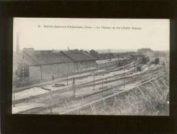 60 Saint Just En Chaussée Le Chemin De Fer Petite Vitesse édit. Sarrazin N° 9 Train , Gare - Saint Just En Chaussee