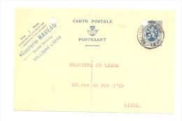 Carte Lettre - Sucrerie NAVEAU à HOLLOGNE Sur GEER 1934 (b120) - Geer