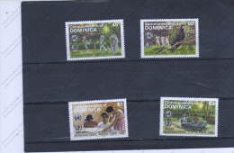 DOMINICA Nº 858 AL 861 - Dominica (1978-...)