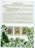 Folder 2002 Scented Flower Stamps Stock Gillyflower Flora Plant Bee - Abejas