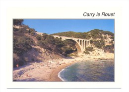 France, Provence Alpes Côte D´Azur, Bouches Du Rhône (13) Carry Le Rouet, La Cote Bleue Plage De La Calanque - Carry-le-Rouet