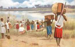 Juin13 556 : Northern Rhodesia Diocese  -  Loads At The Lwangwa River - Zimbabwe