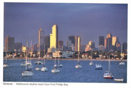 Melbourne Skyline From Port Phillip Bay, Victoria - Gottschalk Unused - Melbourne