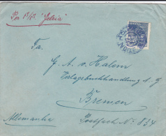 BRASIL - 1926 - ENVELOPPE De SAO PAULO Pour BREMEN (GERMANY) Par PAQUEBOT SS "ZELRIA" - Cartas & Documentos