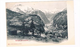 Delcampe - CH2388       WENGEN:  Mit Jungfrau - Wengen