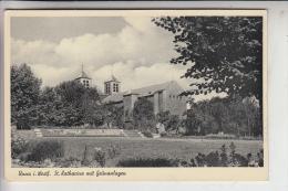 4750 UNNA, St.Katharina & Grünanlagen 1951 - Unna