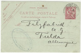 France 1914 Levant - French Post Office In Ottoman Empire - Constantinople To Germany - Briefe U. Dokumente