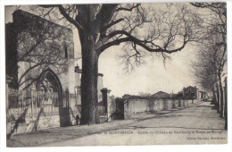 Entrée Du Château De Neufbourg Et Route De Moingt, 1909, Environs De Montbison, Riorges, Neubourg, Perroton - Riorges