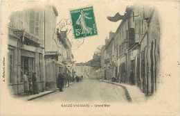 Deux Sevres -ref A313- Sauzé Vaussais - Grand Rue  - - Sauze Vaussais