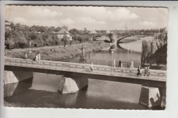 4440 RHEINE, Alte Und Neue Emsbrücke 1962, Kl.Eckknick - Rheine