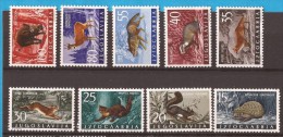 1960 X 917-25  JUGOSLAVIJA  FAUNA  MNH - Unused Stamps
