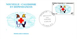 Enveloppe 1er Jour   NOUVELLE CALEDONIE     Médicaments  Sans  Frontiéres   1985 - FDC