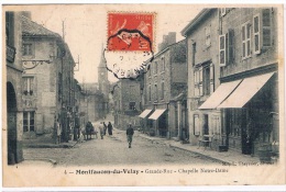 43- MONTFAUCON -du -VELAY-Grande Rue- Chapelle Notre - Dame - Montfaucon En Velay