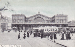 75 - Paris - Gare De L'Est (top Animation, Colorée,...) - Transport Urbain En Surface