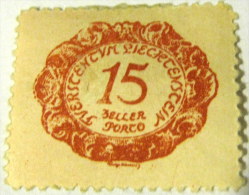 Liechtenstein 1920 Postage Due 15 - Used - Taxe