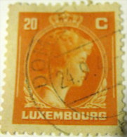 Luxembourg 1926 Grand Duchess Charlotte 20c - Used - 1926-39 Charlotte De Profil à Droite