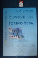 OLYMPIC GAMES TORINO 2006. ITALY Croatian Poster - Jeux Olympiques D'hiver De Turin Italie Olimpiadi Invernali Italia - Otros & Sin Clasificación