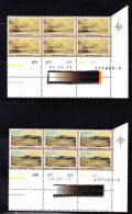 South Africa - 1975 - Thomas Baines Landscape Paintings - Complete Set Control Blocks PLUS Miniature Sheets CTO And Mint - Unused Stamps