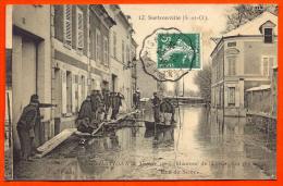 SARTROUVILLE - Inondations De Janvier 1910 ,  Rue De La Seine  ( L66 ) - Sartrouville