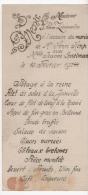 Menu Lapoutroie Schnirlach 1914 - Menus