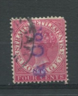 Straits Settlements 1882 Sc 42 Used - Straits Settlements