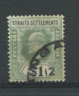 Straits Settlements 1902 Sc 102 Used King Edward VII CV $75.00 - Straits Settlements