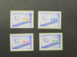 ISRAEL 1998 NATIONAL FLAG SELF ADHESIVE EMERGENCY ISSUE  MINT SET - Unused Stamps (with Tabs)