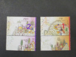 ISRAEL 1998 CONTINUITY OF JEWISH LIFE  MINT TAB  SET - Unused Stamps (with Tabs)