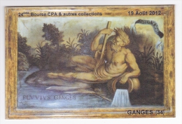 GANGES - 24è Bourse CPA - 19 Aout 2012 - Fresque 1523 Du Chateau De La Marquise De Ganges - 10x15cm - Ganges