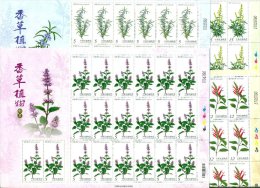 2013 Herb Plants Stamps Sheets (I) Plant Flower Flora Edible Vegetable Medicine - Vegetables