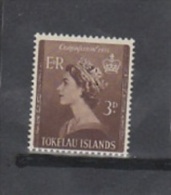 Tokelau-1953 Coronation Queen Elizabeth II  4 MNH - Tokelau