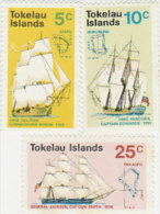 Tokelau-1970 Discovery Of  Tokelau Islands 22-24 Set MNH - Tokelau